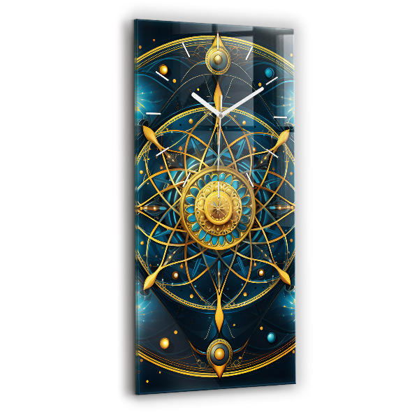 Ceas din sticlă dreptunghiular vertical decorativ Ceas horoscop
