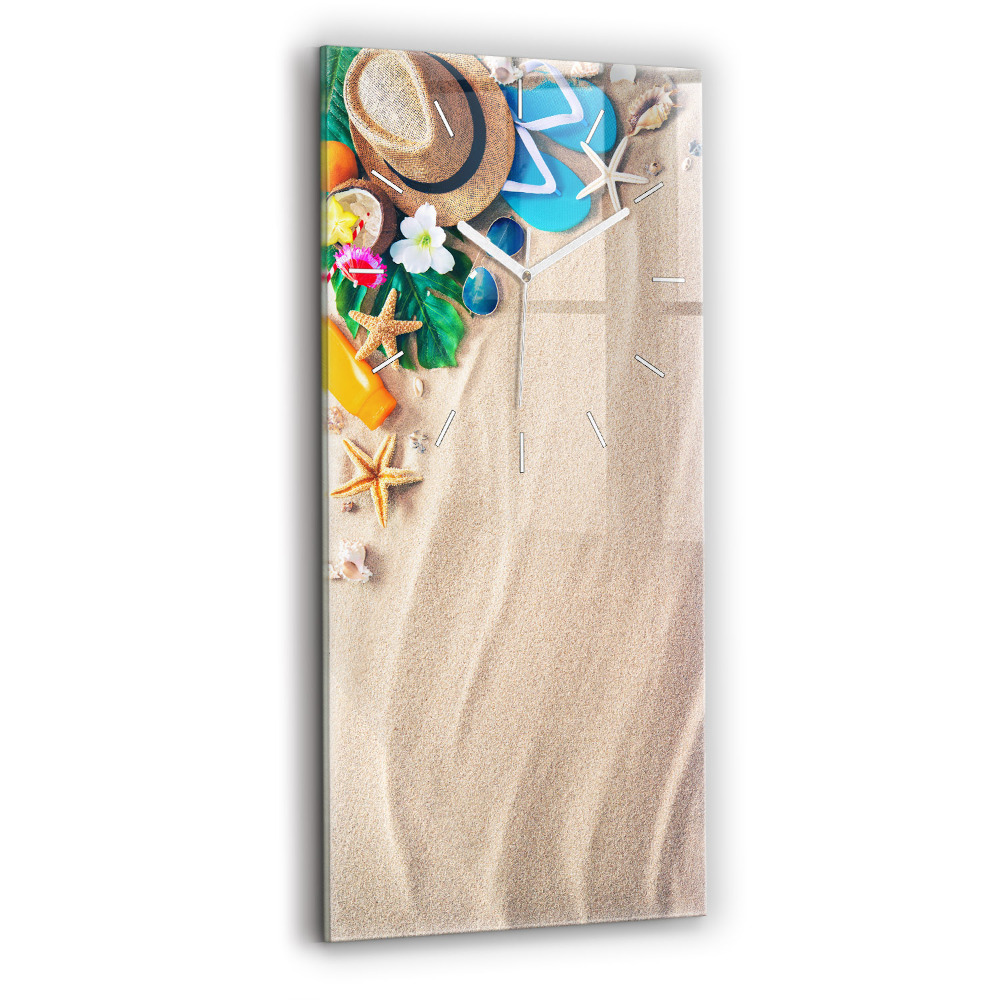 Ceas vertical de perete din sticlă decorativ Accesorii de sărbători