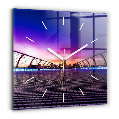 Ceas perete din sticlă pătrat Catedrala Sf. Paul