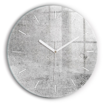 Ceas perete din sticlă rotund unic Perete brut