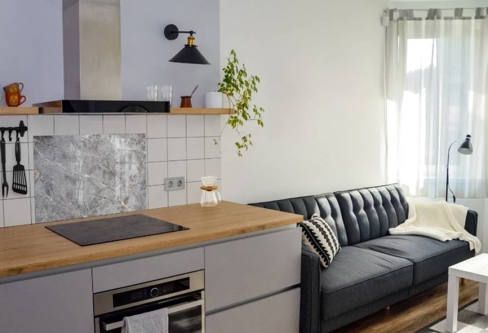 living modern cu bucatarie